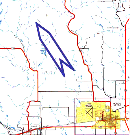 Map locating featured property